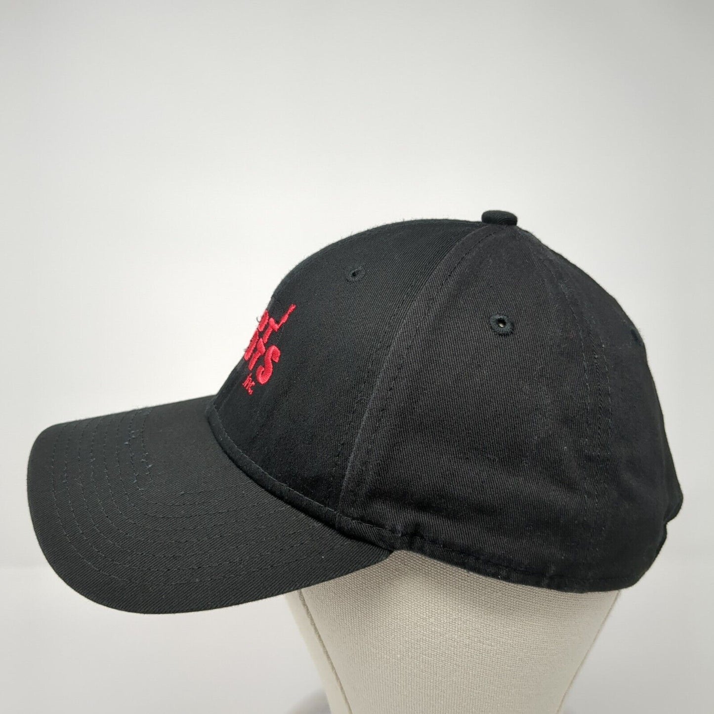 Hot Shots Inc. Strapback Hat Black OS Adjustable Embroidered 9Forty New Era