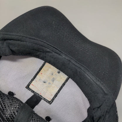 La Calavera Skull Snapback Mesh Back Trucker Hat Black One Size 6 Panel