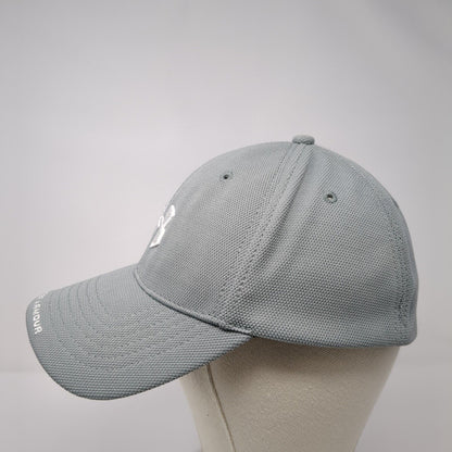 Under Armour Fitted Hat Gray One Size Lightweight Embroidered 6 Panel Polyester
