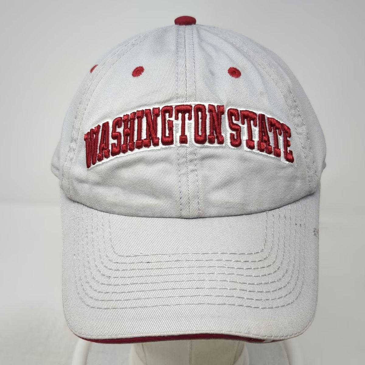 Joe's Sports Wear Washington State Cougars NCAA Gray One Size Cap Hat Strapback