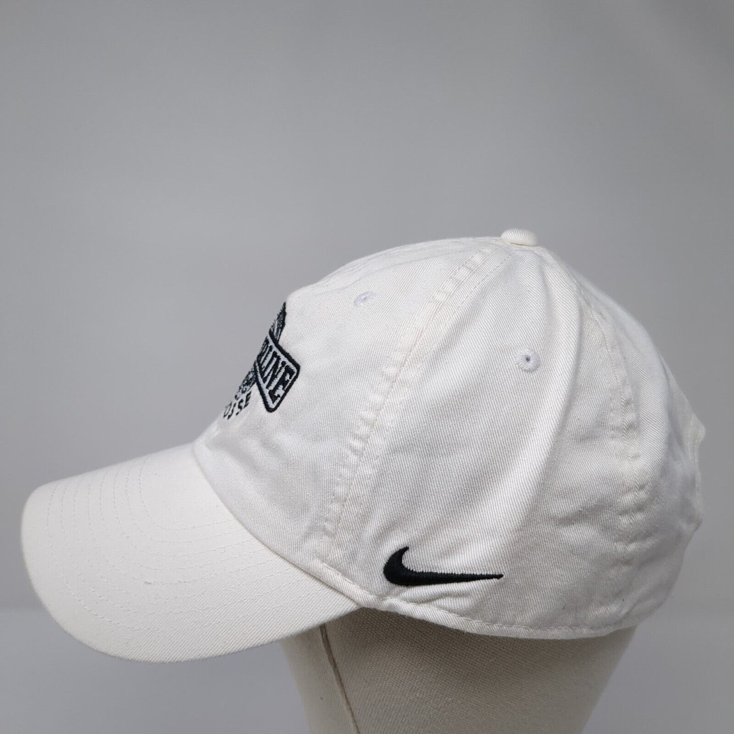 Timberline Lacrosse Slideback Hat White One Size Solid Adjustable Nike