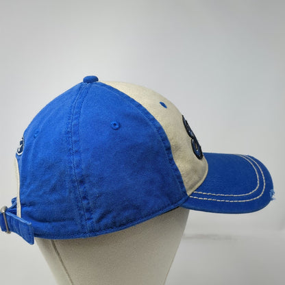 Ford Blue One Size Baseball Cap Slideback Hat Frayed Brim Contrast Stitching