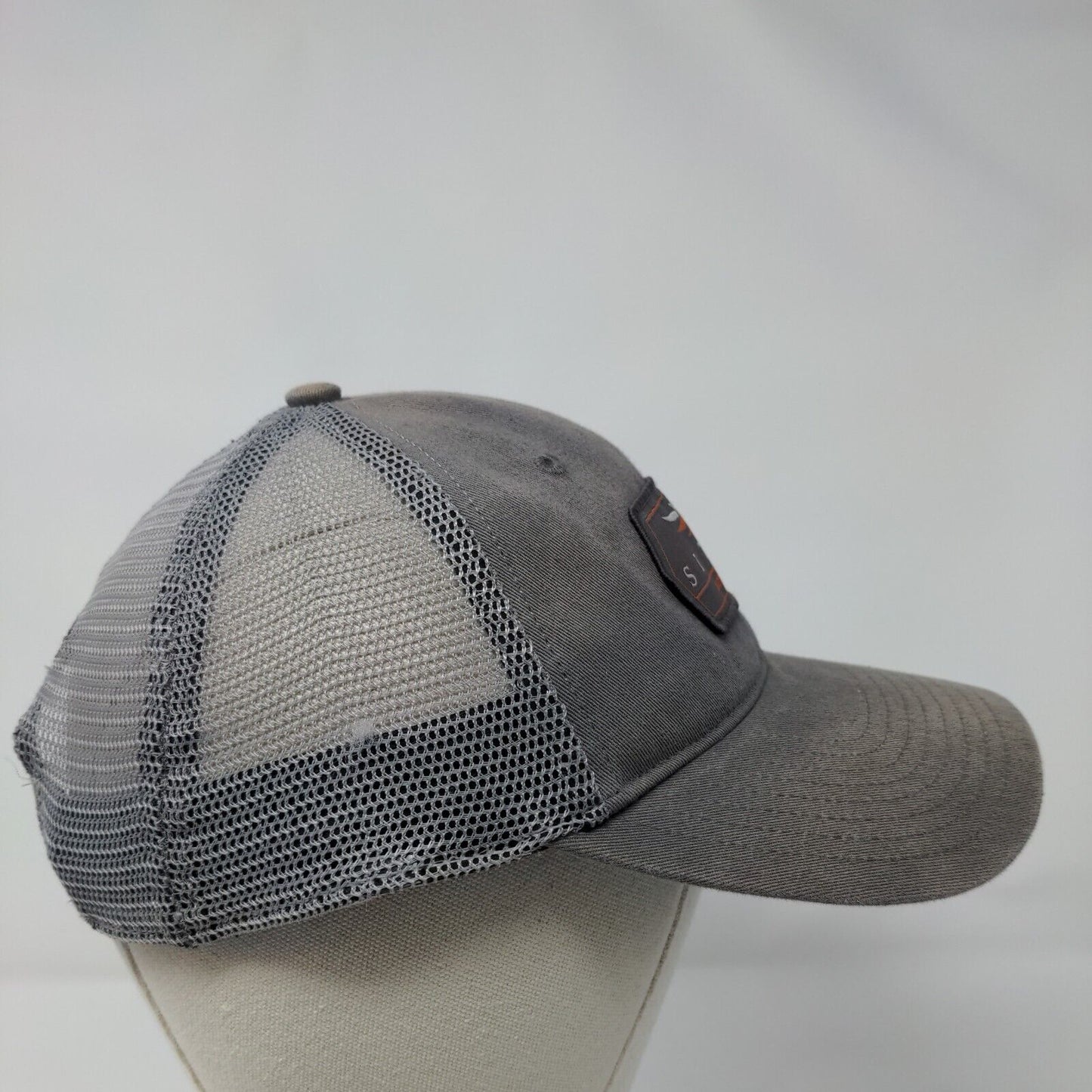 Sitka Bozeman MT Snapback Trucker Hat Gray OSFA Adjustable Mesh Back Cotton