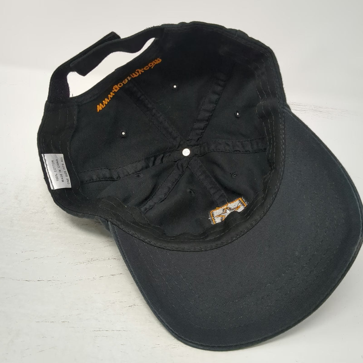 U.S. Army Black Baseball Cap One Size Embroidered Strapback Hat Star Logo