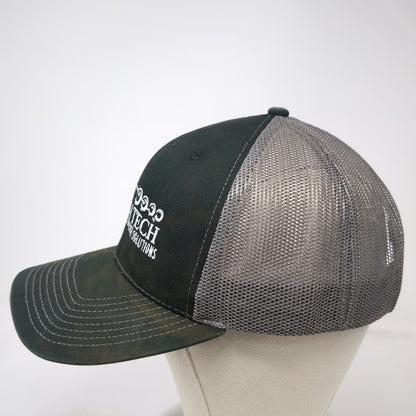 Outdoor Cap Trucker Hat Black One Size System Tech Integrated Solutions Snapback
