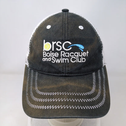 Boise Racquet and Swim Club Strapback Trucker Hat Black OSFA 2016 Idaho Open