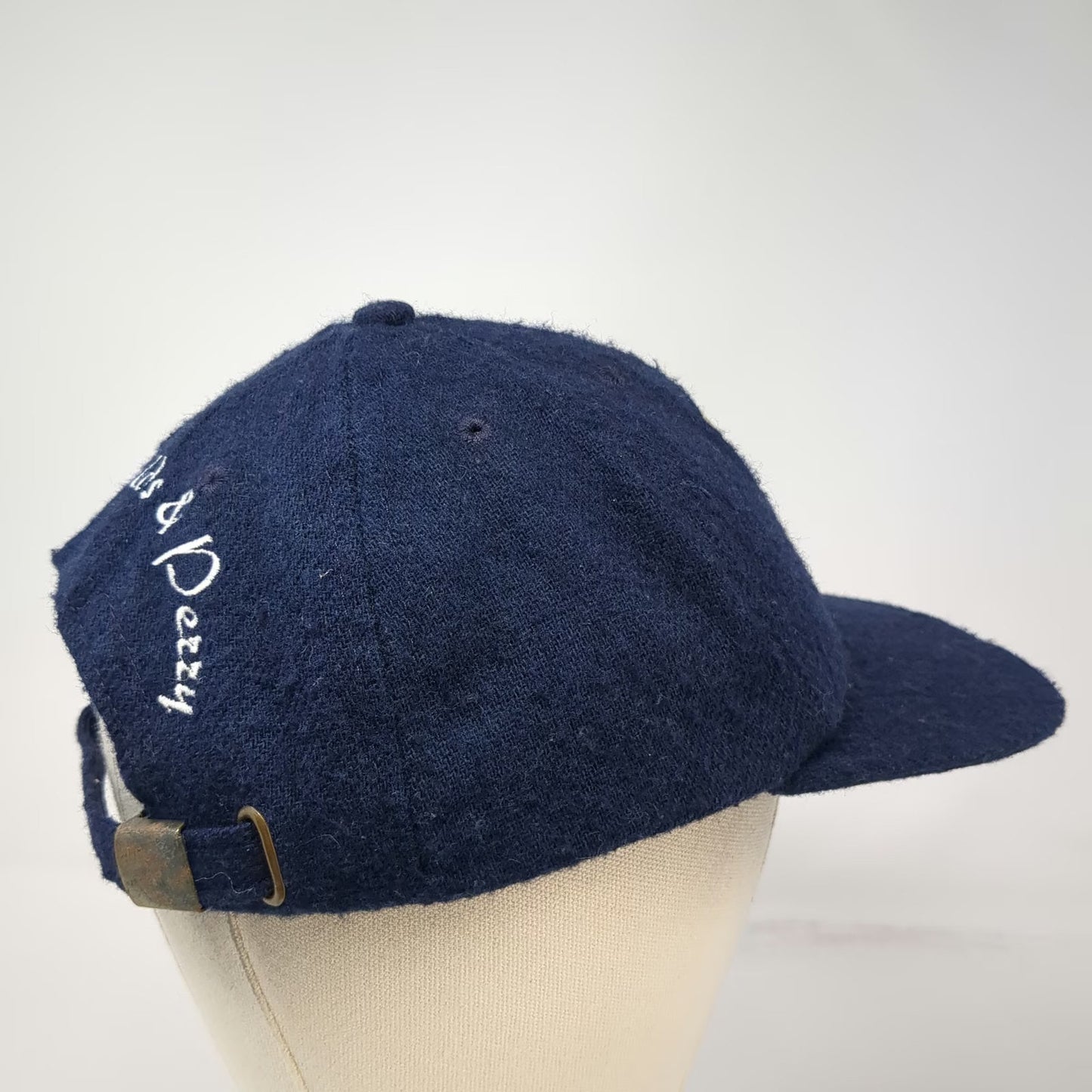 Blue Baseball Cap One Size Wool Slideback Reynolds & Perry Official Goods Hat