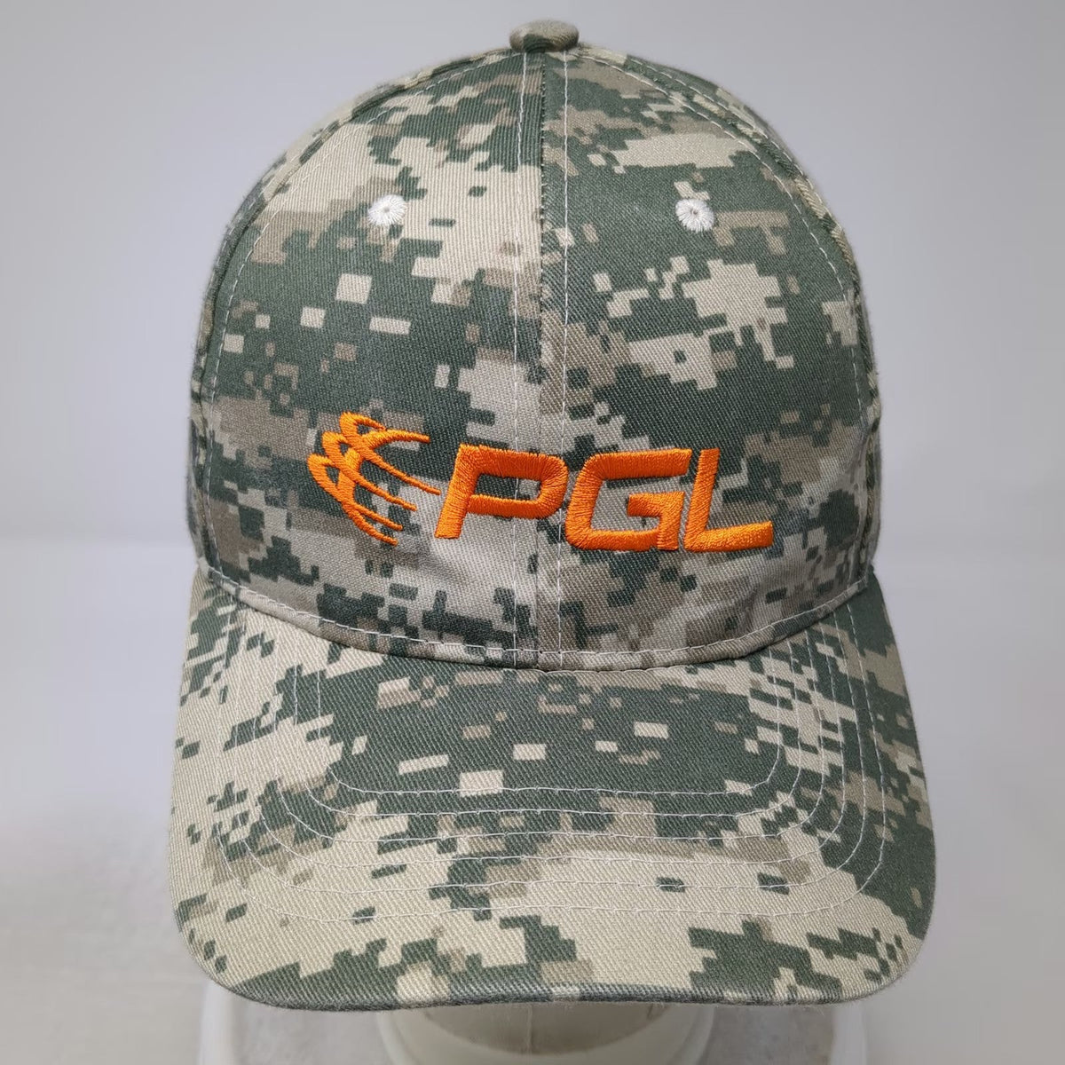PGL Logo Green Digital Camo Baseball Cap One Size Strapback Adjustable Hat