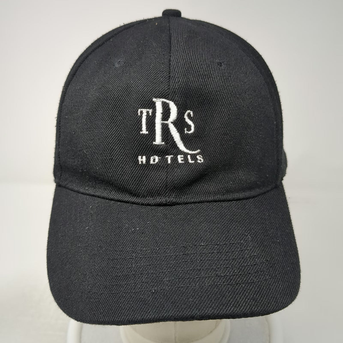 TRS Hotels Logo Black Baseball Cap One Size Embroidered Strapback Hat 6 Panel