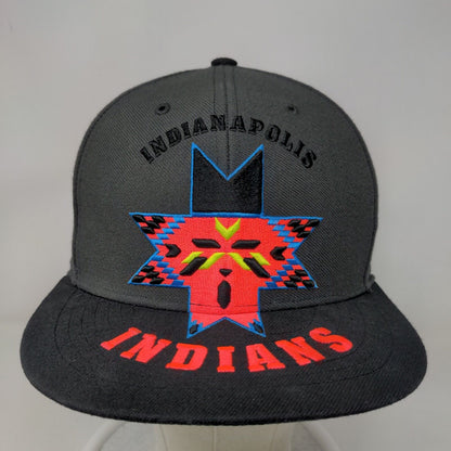 '47 Brand Men's Snapback Hat Multicolor OS Indianapolis Indians Big Logo Signed