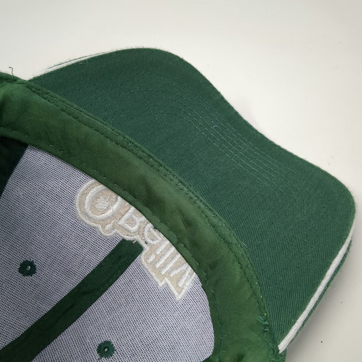 O'Reilly Auto Parts Green Baseball Cap One Size Hat Strapback Sandwich Bill