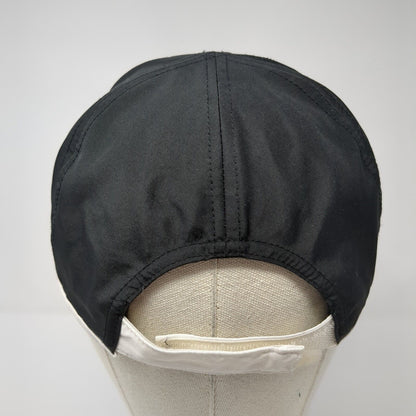 FILA Sport Strapback Hat Black One Size Adjustable Embroidered Polyester