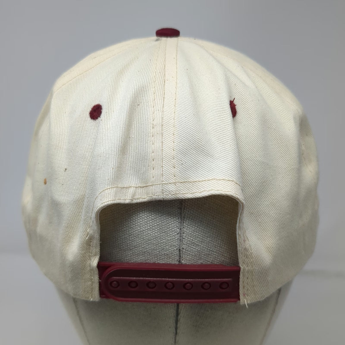 SB CAP Snapback Hat White Red One Size Idaho Milk Transport Inc Green Underbrim