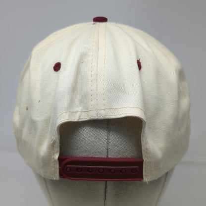 SB CAP Snapback Hat White Red One Size Idaho Milk Transport Inc Green Underbrim