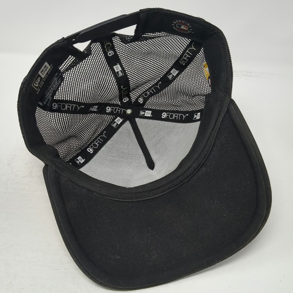 Arizona Diamondbacks MLB New Era Trucker Hat Black 2001 World Series Vintage