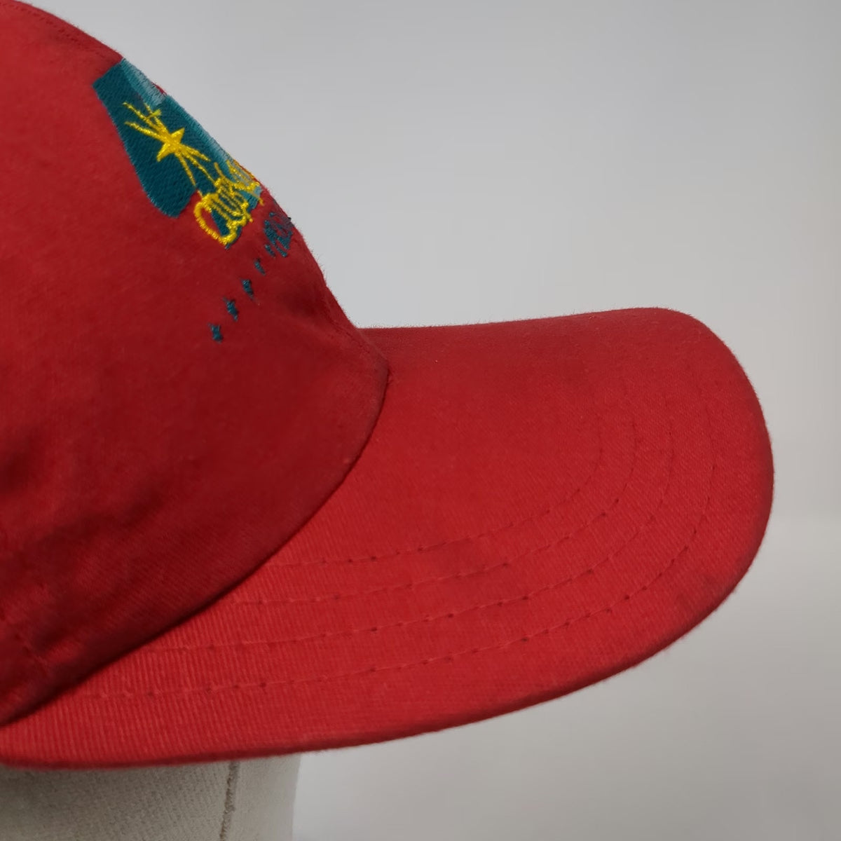 Club Solaris Premier Class Red Hat One Size Baseball Cap Strapback Logo