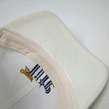 Cap America Baseball Cap White One Size Miller Lite Mesh Slideback Golf Hat