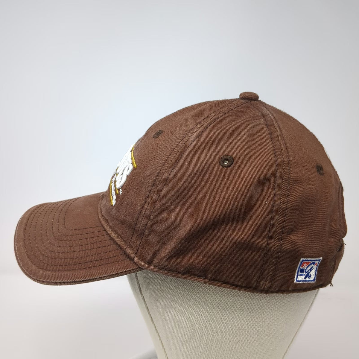 Wyoming Cowboys NCAA The Game Cap Brown One Size Strapback University Logo Hat