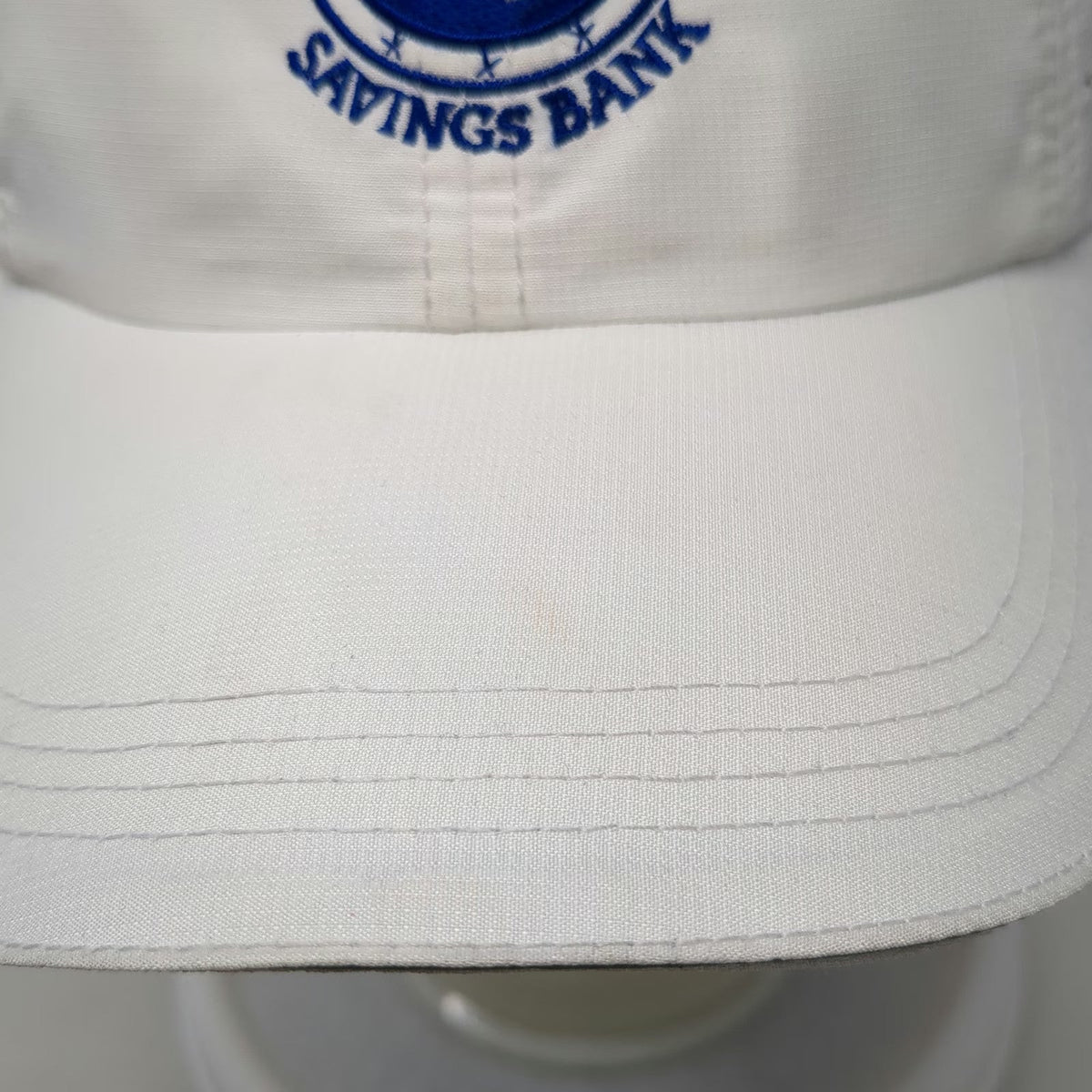 Hit Wear Newburyport Five Cents Savings Bank Baseball Cap White One Size Hat