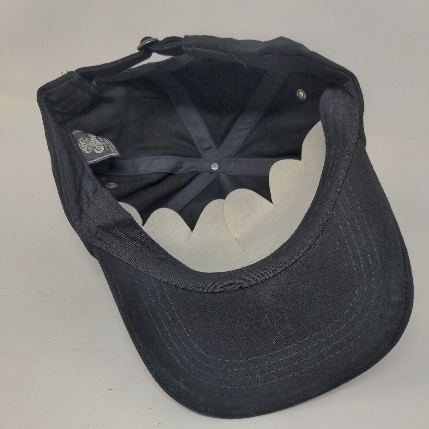 DeLuca Toyota Slideback Hat Black One Size Adjustable Vent Holes Cobra