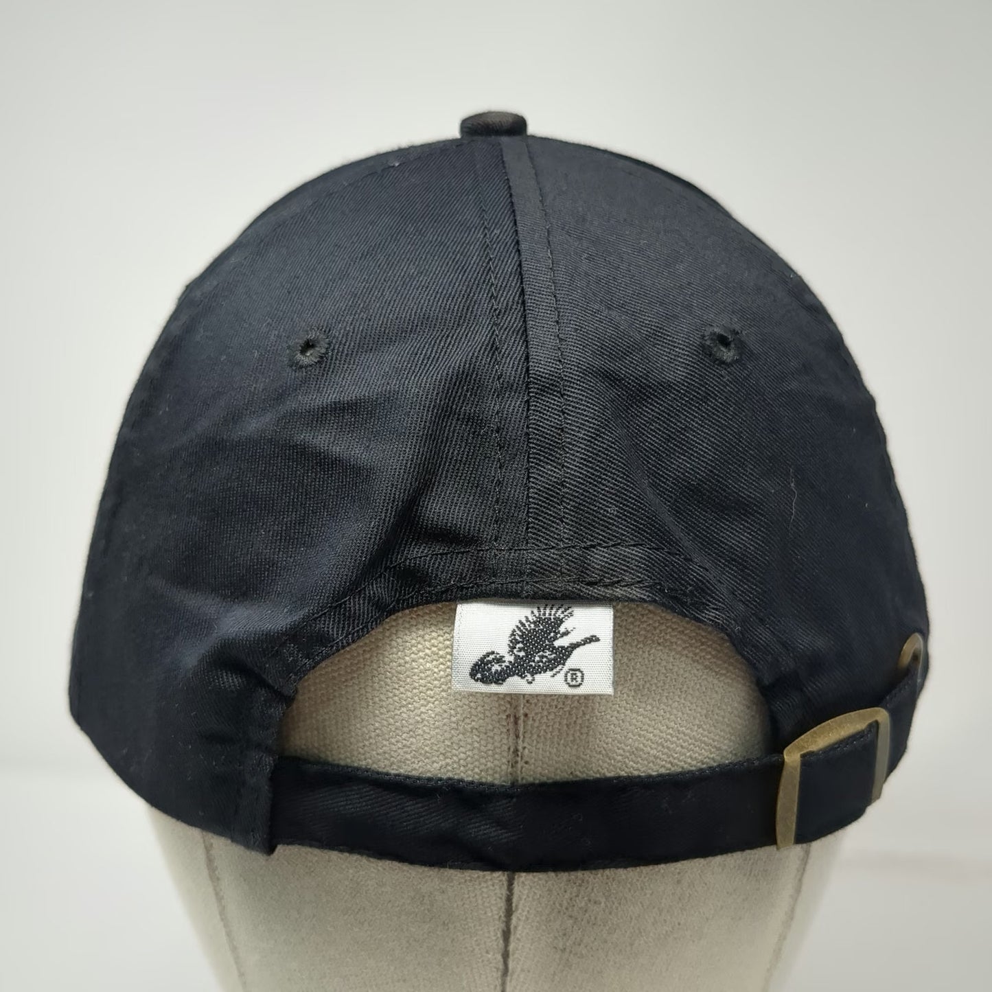 NWTF 5 Panel Black Hat One Size Golden Gobbler 2003 Embroidered Turkey Slideback