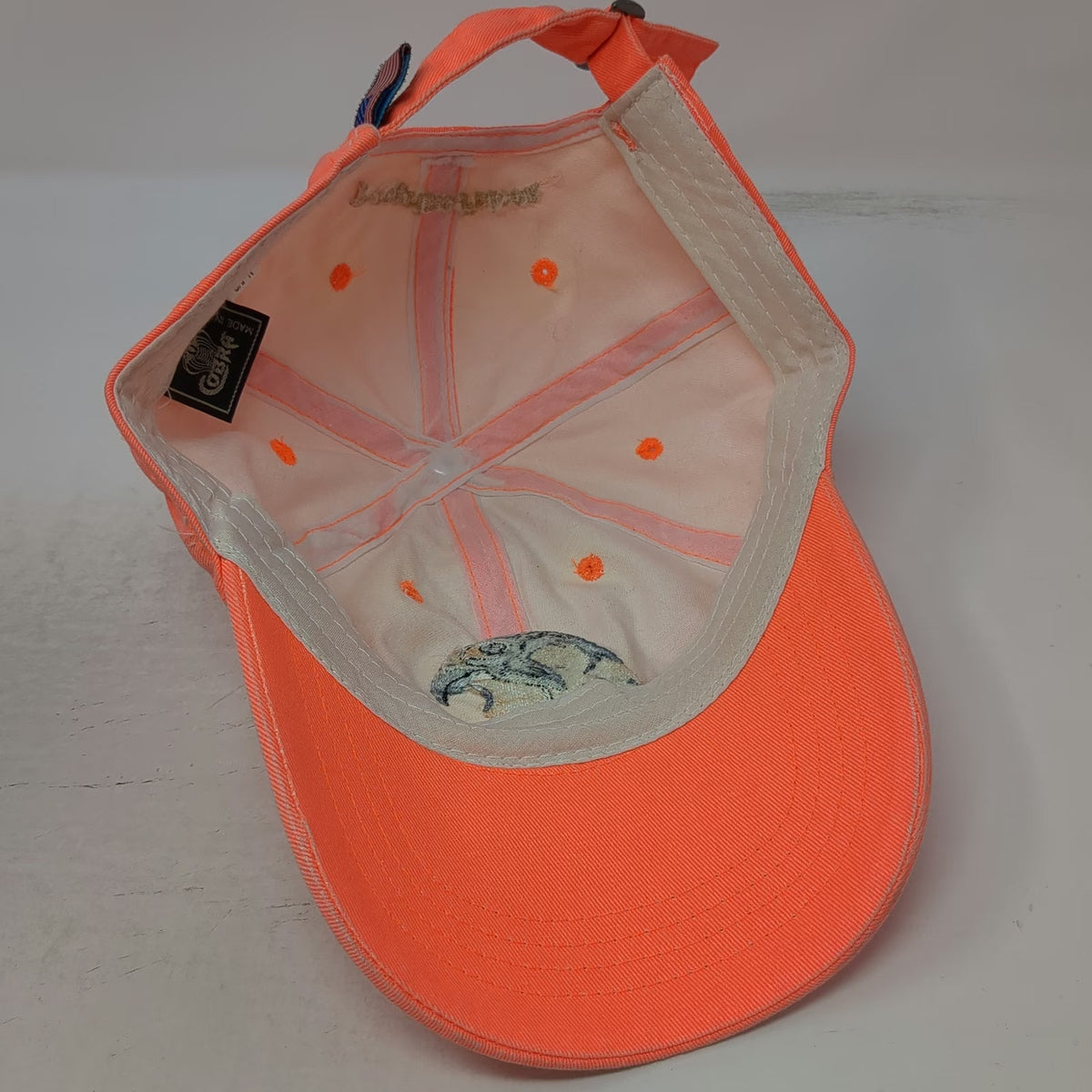 Cobra Baseball Cap Pink One Size The Peregrine Fund Falcon Bird Hat Slideback