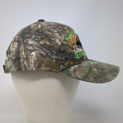 Port Authority Baseball Cap Green Camo One Size Jet Boat Races Salmon River Hat