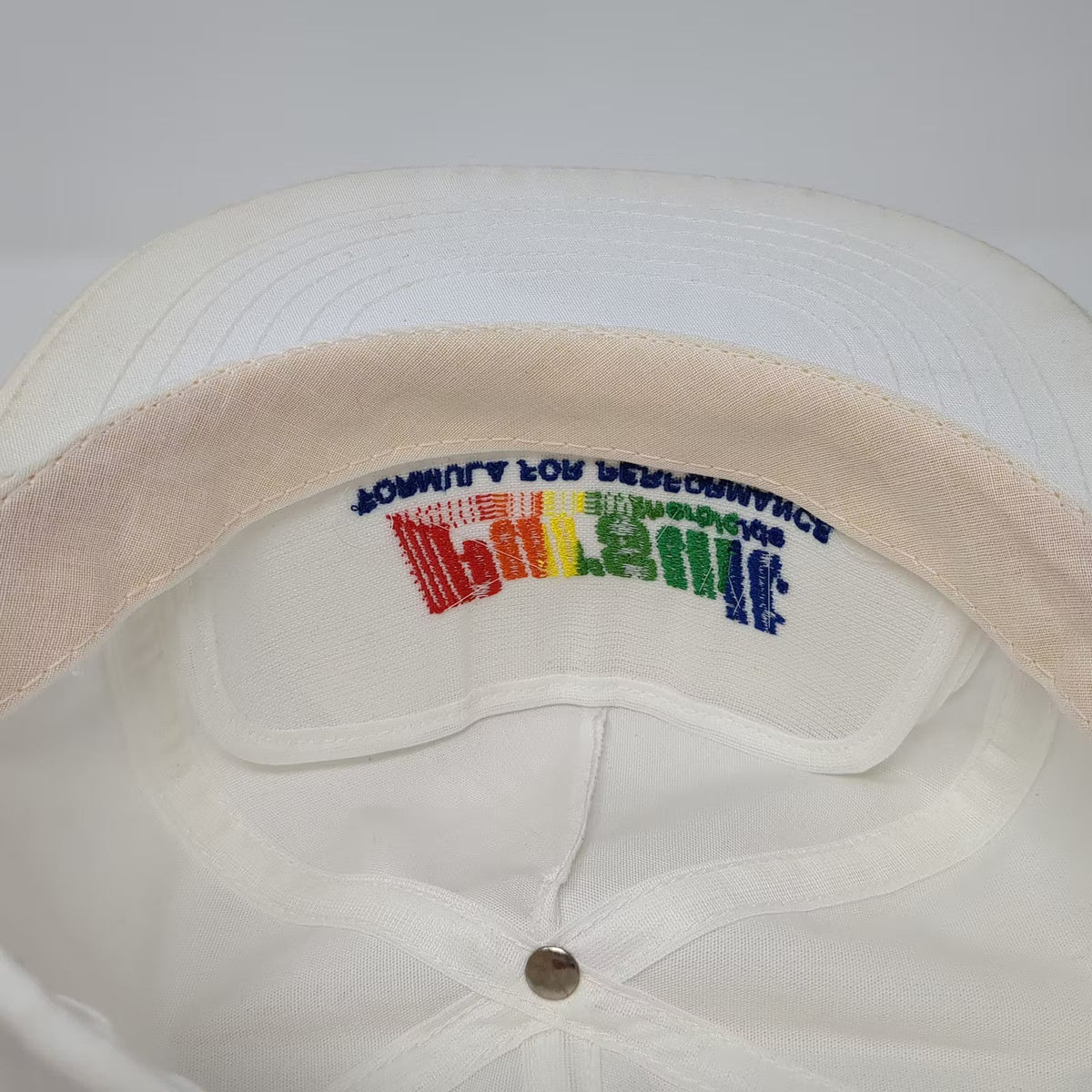 Pursuit Formula For Performance White Trucker Hat Rope Brim OSFM Snapback