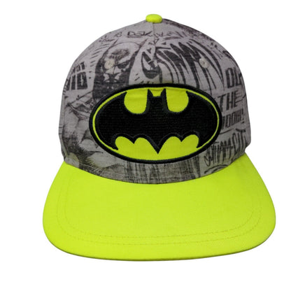 Batman Snapback Hat Multi Youth OSFM Adjustable Embroidered DC Comics