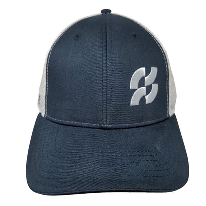 Ferguson Facilities Supply Strapback Trucker Hat Blue OS Adjustable Mesh Back