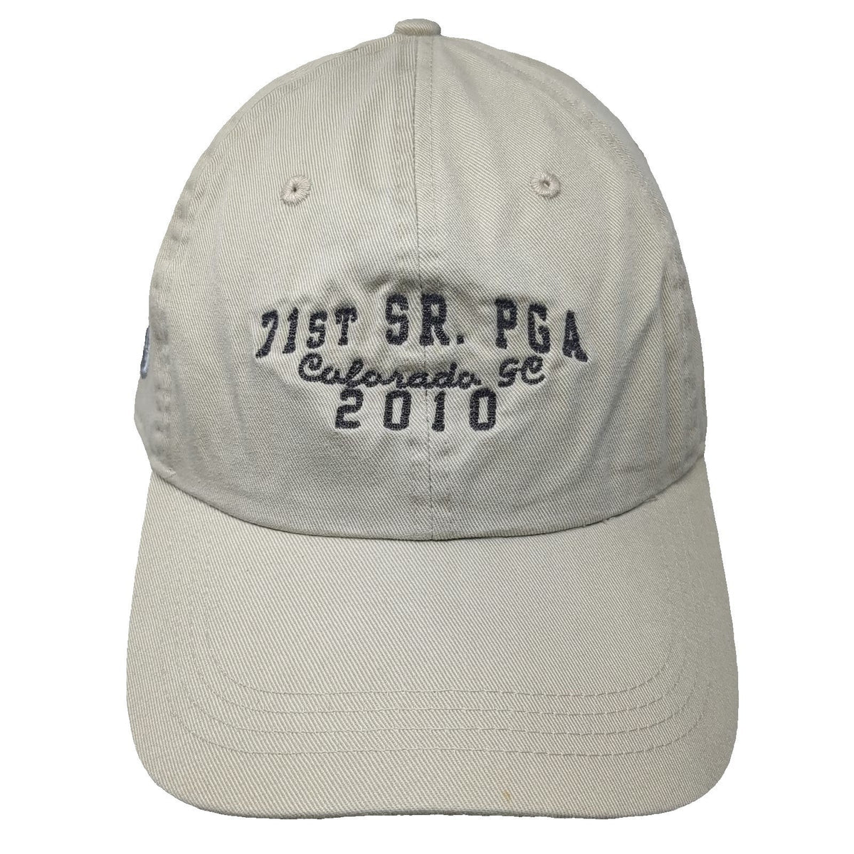 Ahead Baseball Cap Beige One Size 71st Sr PGA Colorado GC 2010 Slideback Hat