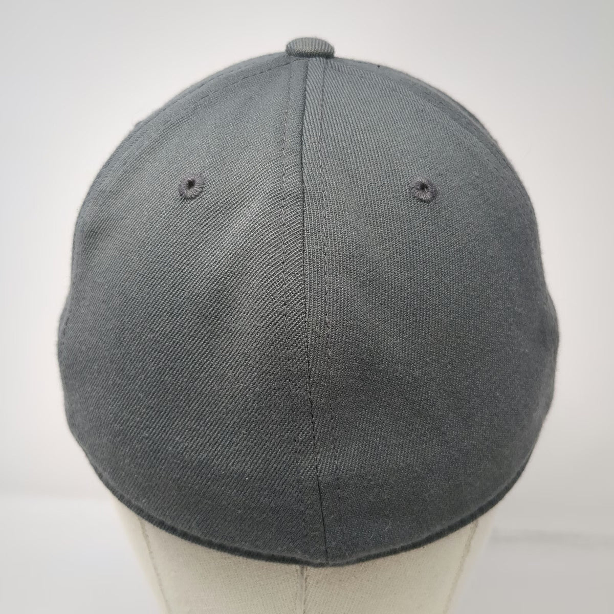 Smith Optics Baseball Cap Gray Orange 7 1/4 Flat Brim 3D Embroidery Fitted Hat