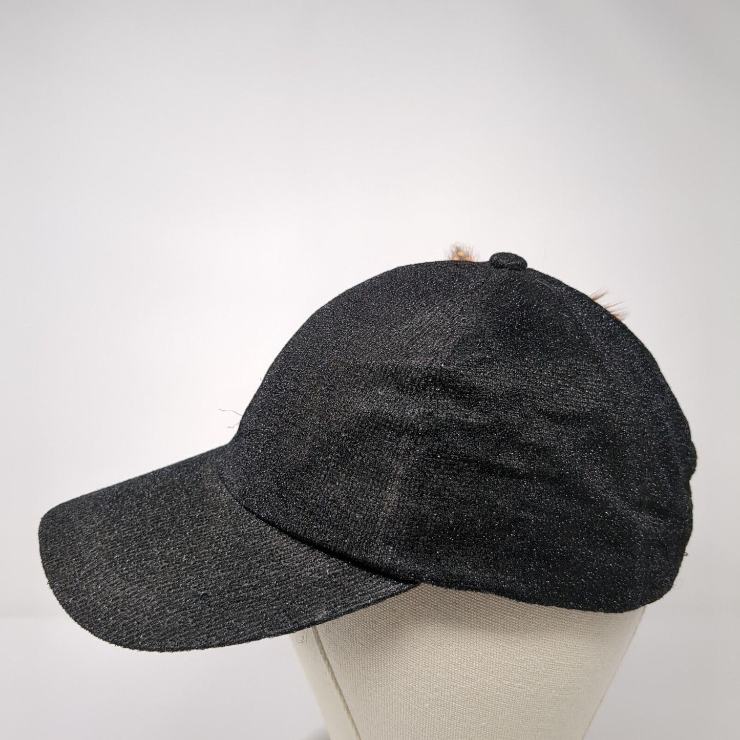 Something Special Strapback Hat Black One Size Adjustable Feather