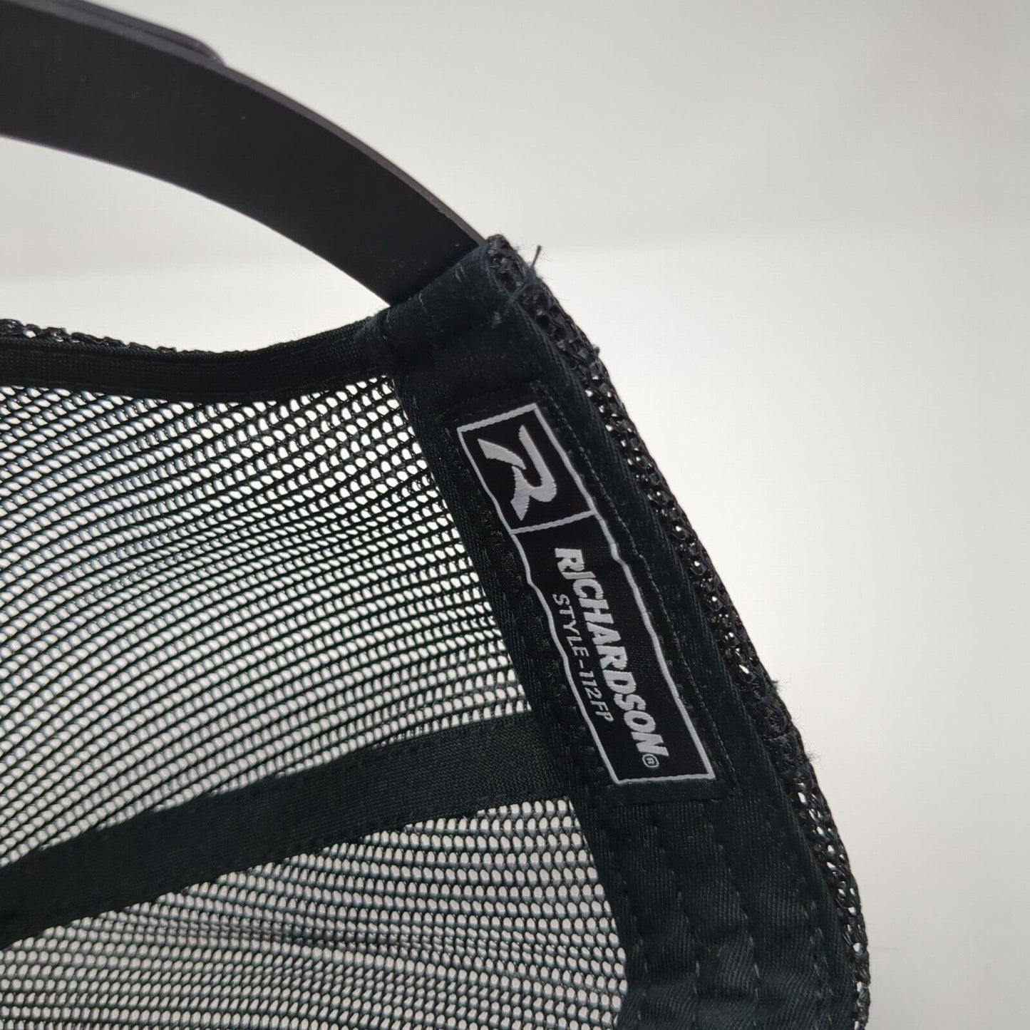 Richardson Snapback Trucker Hat Gray One Size Adjustable Mesh Back 6 Panel