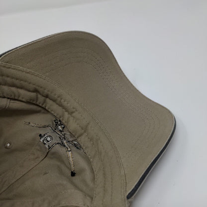 Crossed Rifles Strapback Hat Tan One Size First In War First In Peace