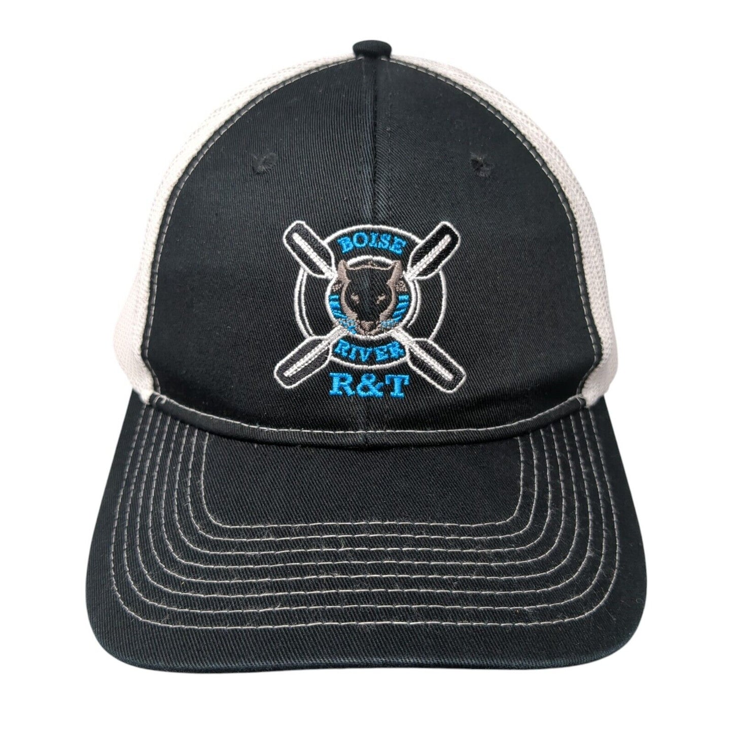 Boise River R&T Mesh Back Trucker Hat Black One Size Port Authority