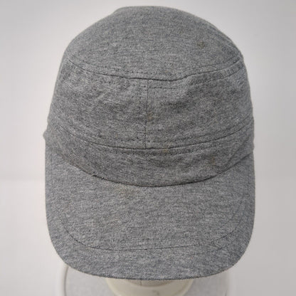 Icing Cadet Army Cap Gray One Size Stretch Lightweight Blank Cotton