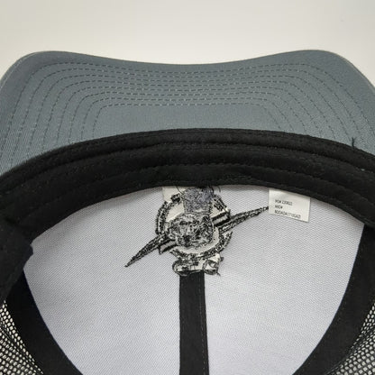 Pacific Headwear Trucker Hat Gray Black XL IBEW Local 1245 Bay Region Snapback