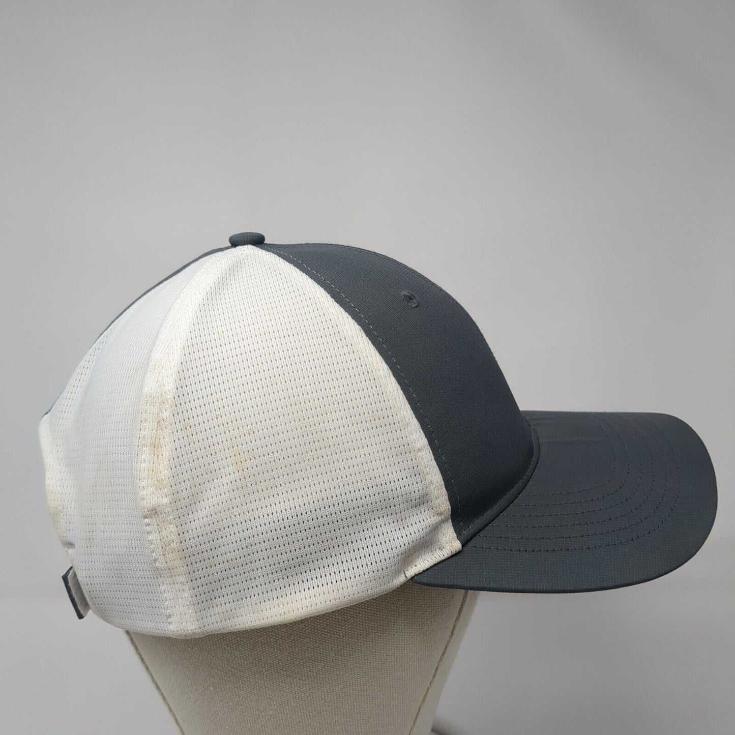 Quanta Strapback Hat Gray M/L Adjustable Embroidered Breathable Richardson