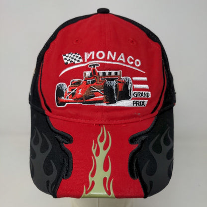 Molipor Men's Slideback Hat Multicolor Monaco Grand Prix Embroidered Flames