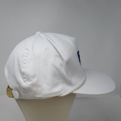 Competitive 5 Panel White Hat One Size RPS Roadway Package System Rope Slideback