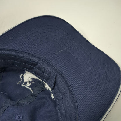 Pedigree Poulin Grain Cow Blue Baseball Cap Hat One Size Strapback Sandwich Brim