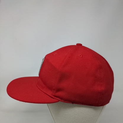 Nike 643 Fitted Hat Red Size 7 1/4 Embroidered Ohio State Buckeyes Logo