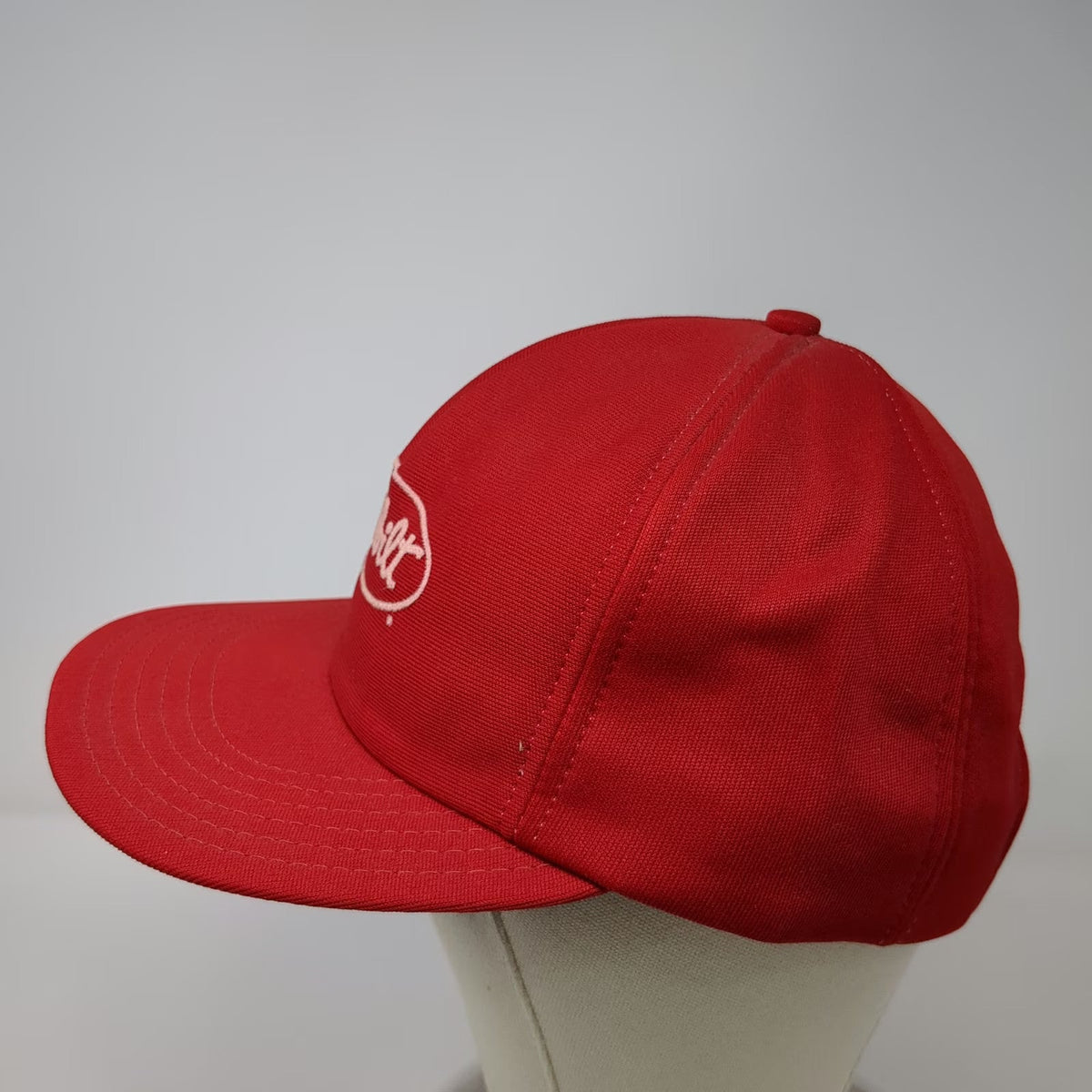 Tonkin Inc. Peterbilt Hat 5 Panel Red One Size Snapback Foam Front Logo Trucking