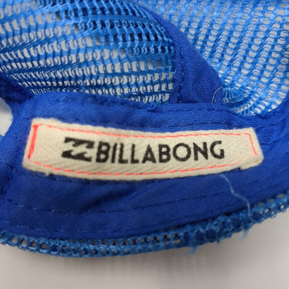 Billabong Australia Snapback Trucker Hat Blue OSFA Adjustable Mesh Back 6 Panel