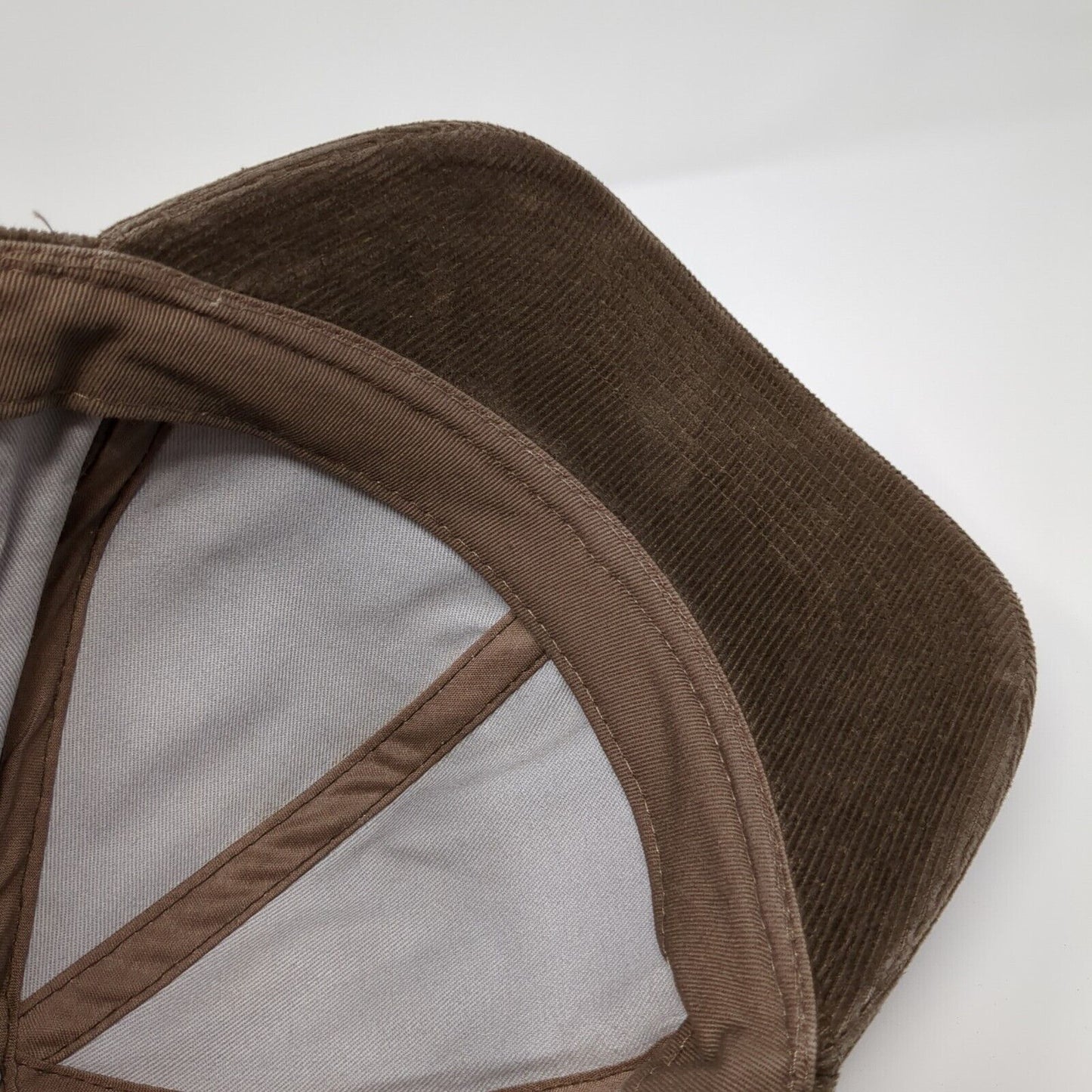 Poison Spider Bicycles Moab Utah Snapback Corduroy Hat Brown OSFA Ouray Logo