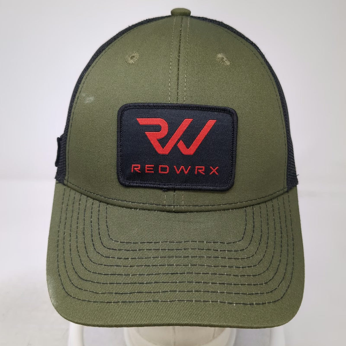 Hoyt Archery Trucker Hat Green One Size Redwrx Patch Mesh Snapback Red Black
