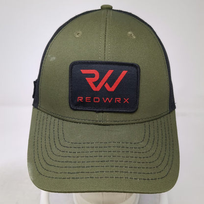 Hoyt Archery Trucker Hat Green One Size Redwrx Patch Mesh Snapback Red Black