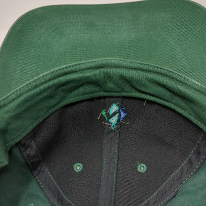 Richardson Baseball Cap Green One Size Strapback Cotton NW Natural Logo Hat