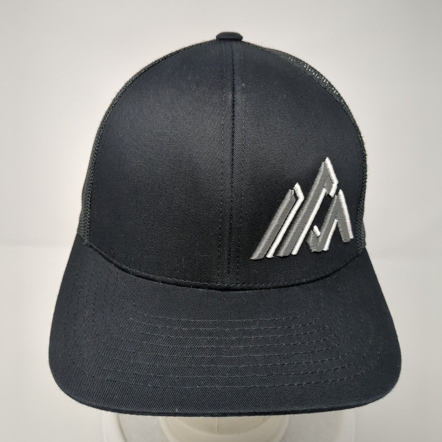 Sawtooth Sports Snapback Trucker Hat Black One Size Pacific Headwear